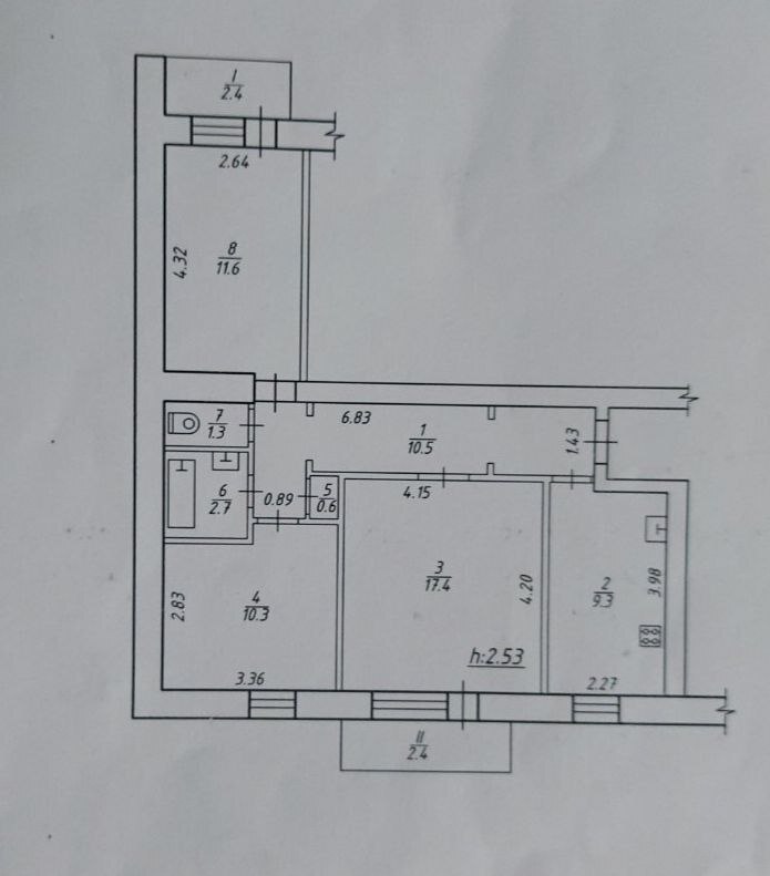 Продаж 3-кімнатної квартири 68.5 м², Герасима Кондратьєва вул.