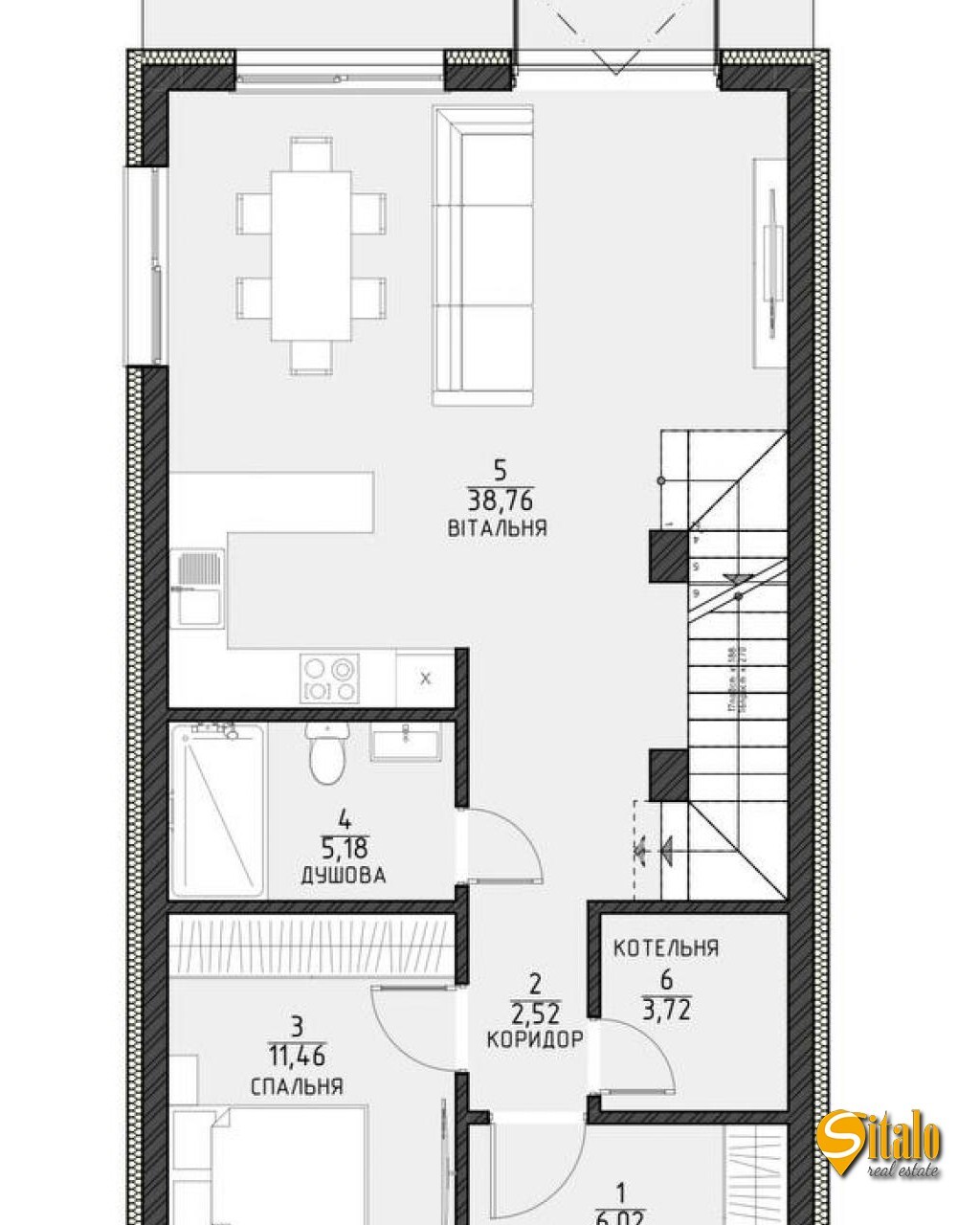 Продажа дома 210 м², Академика Ефремова ул.