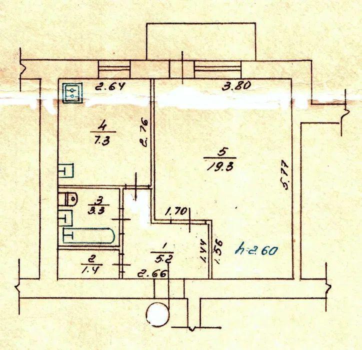 Продаж 1-кімнатної квартири 38 м², Гетьмана Сагайдачного вул.