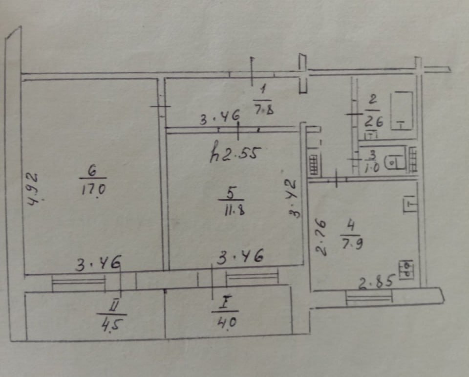 Продаж 2-кімнатної квартири 56.6 м², Сумсько-Київських Дивізій вул.