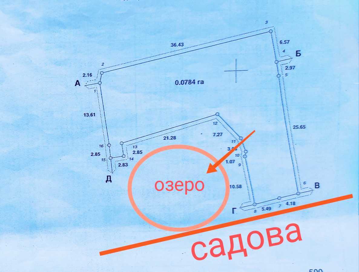 Продаж ділянки під індивідуальне житлове будівництво 8 соток, 54-а Садова вул.