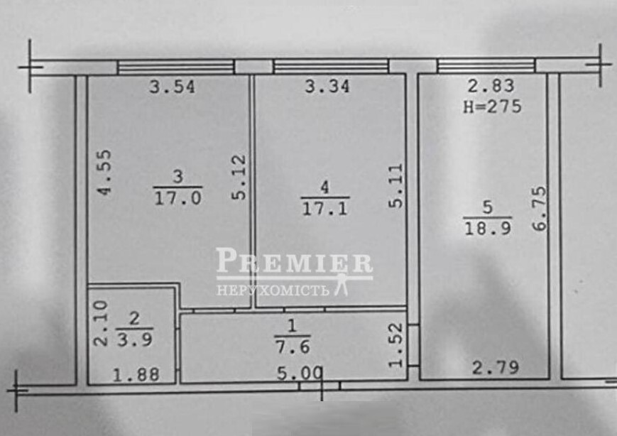 Продаж 2-кімнатної квартири 65 м², Марсельская вул.