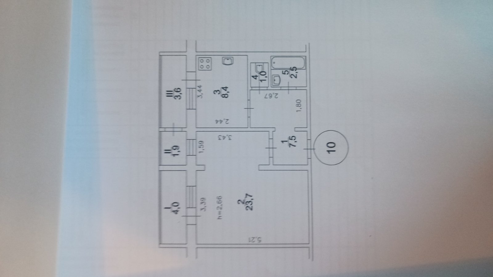 Продажа 1-комнатной квартиры 52.6 м², Княжий Затон ул.