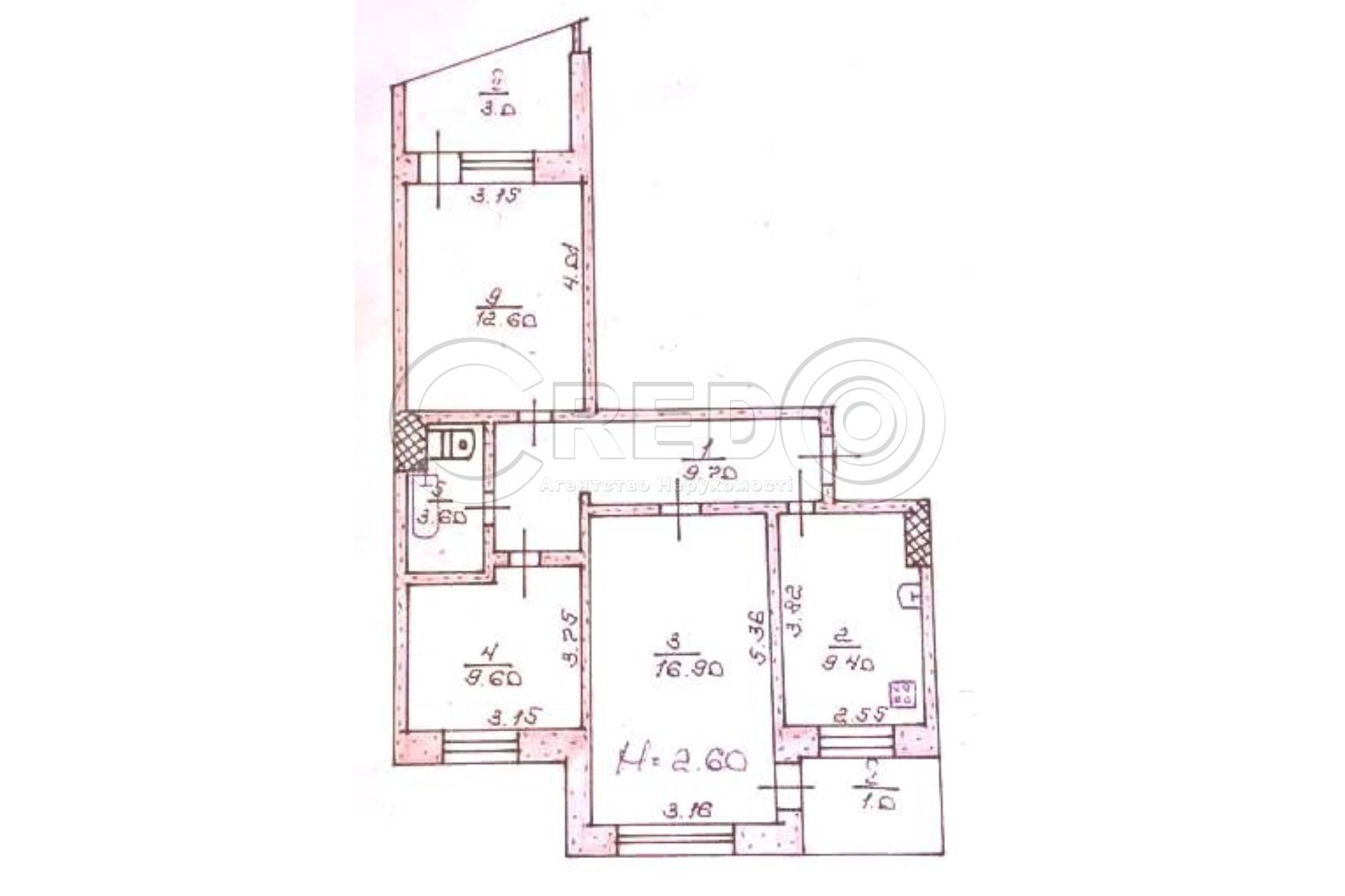 Продажа 3-комнатной квартиры 65.8 м², Ивана Авраменко ул.