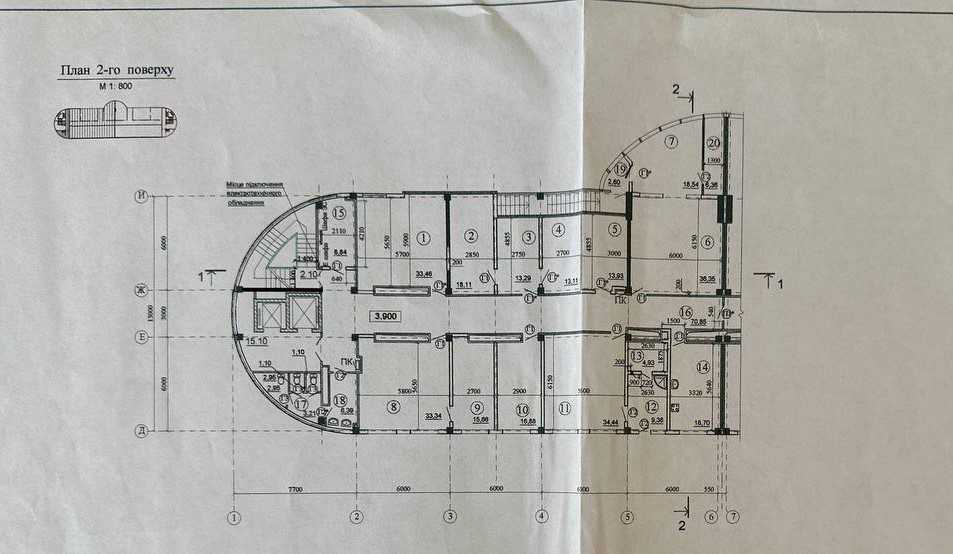 Продажа офиса 384 м², Николая Бажана просп.