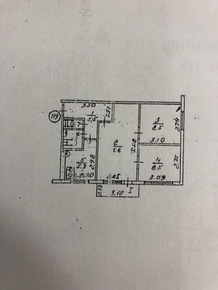 Продаж 3-кімнатної квартири 47.8 м², Доценко вул.