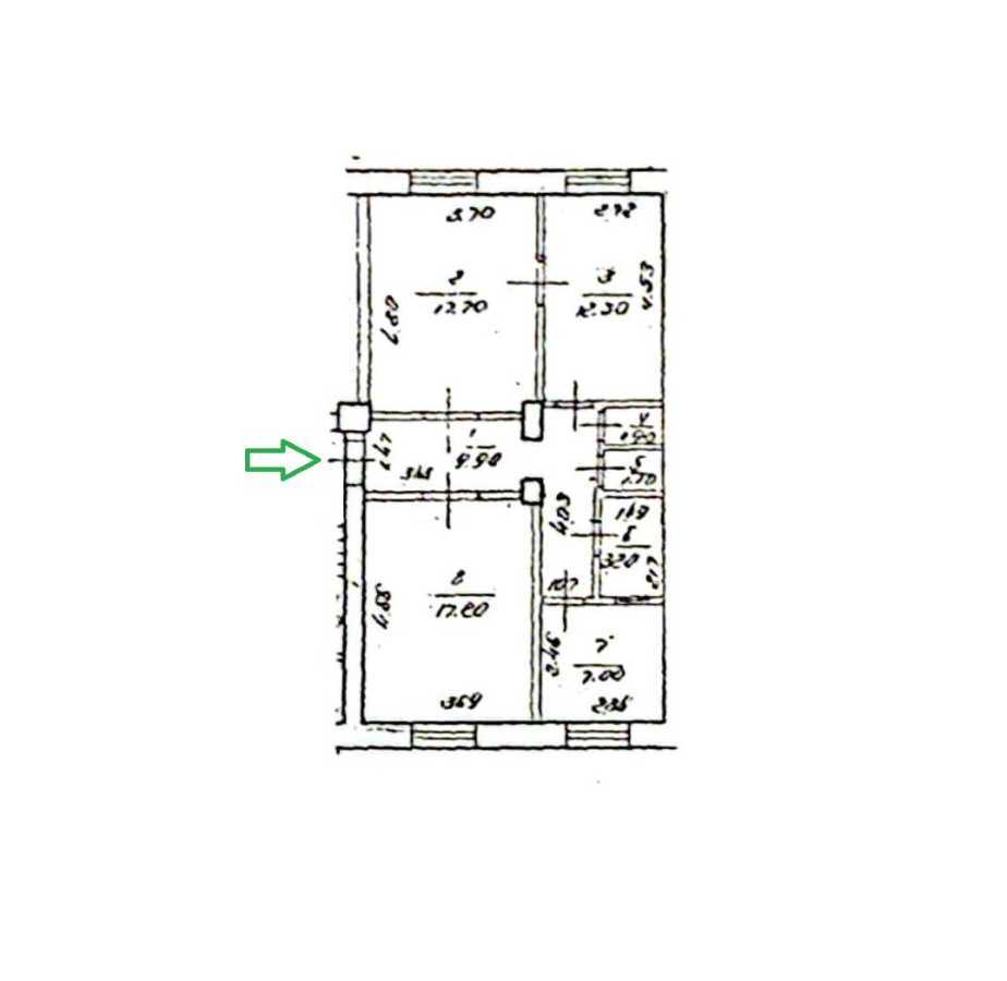 Продаж 3-кімнатної квартири 69.3 м², Броварський просп., 93