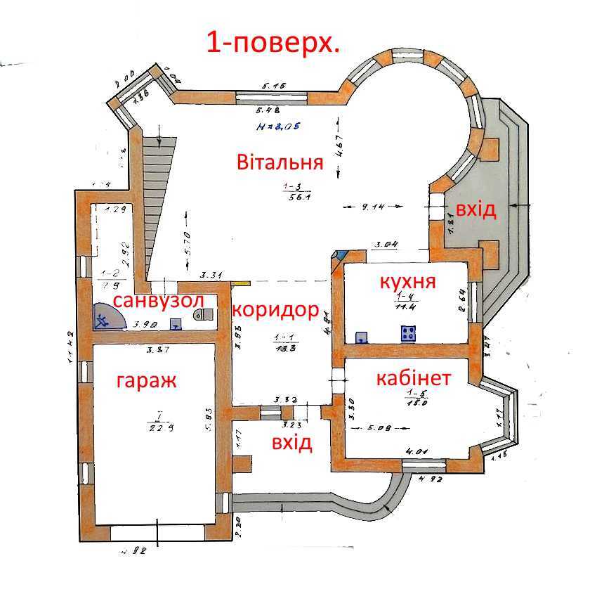 Продаж будинку 254.5 м², лесная