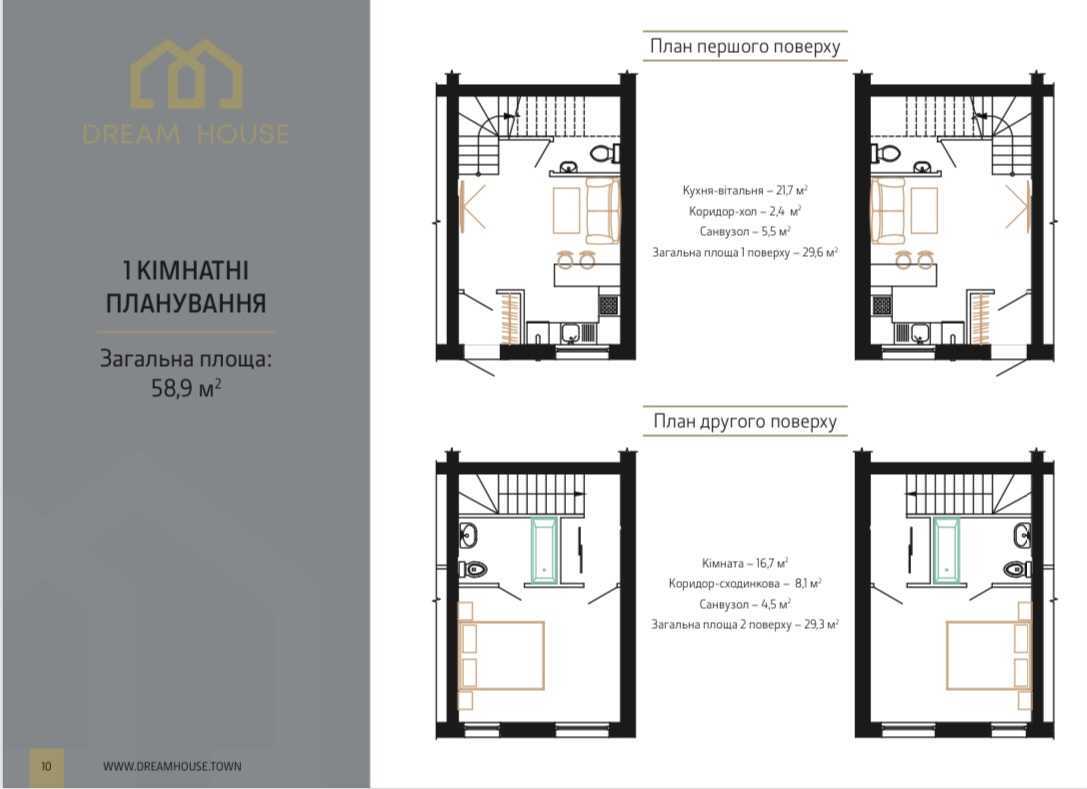 Продаж 1-кімнатної квартири 59 м², Гоголя вул., 61