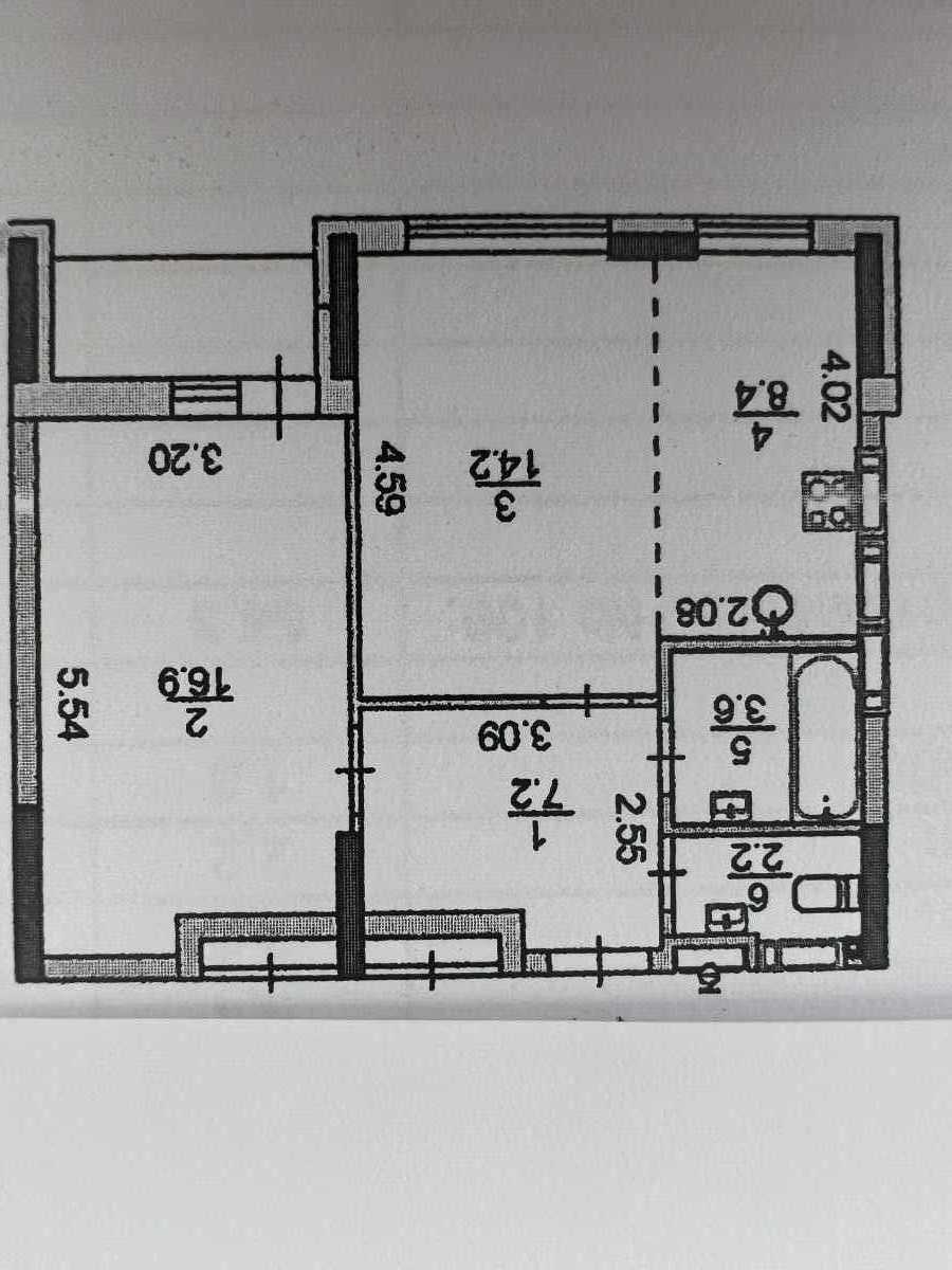 Продаж 2-кімнатної квартири 54.3 м², Квітки Цісик вул., 32