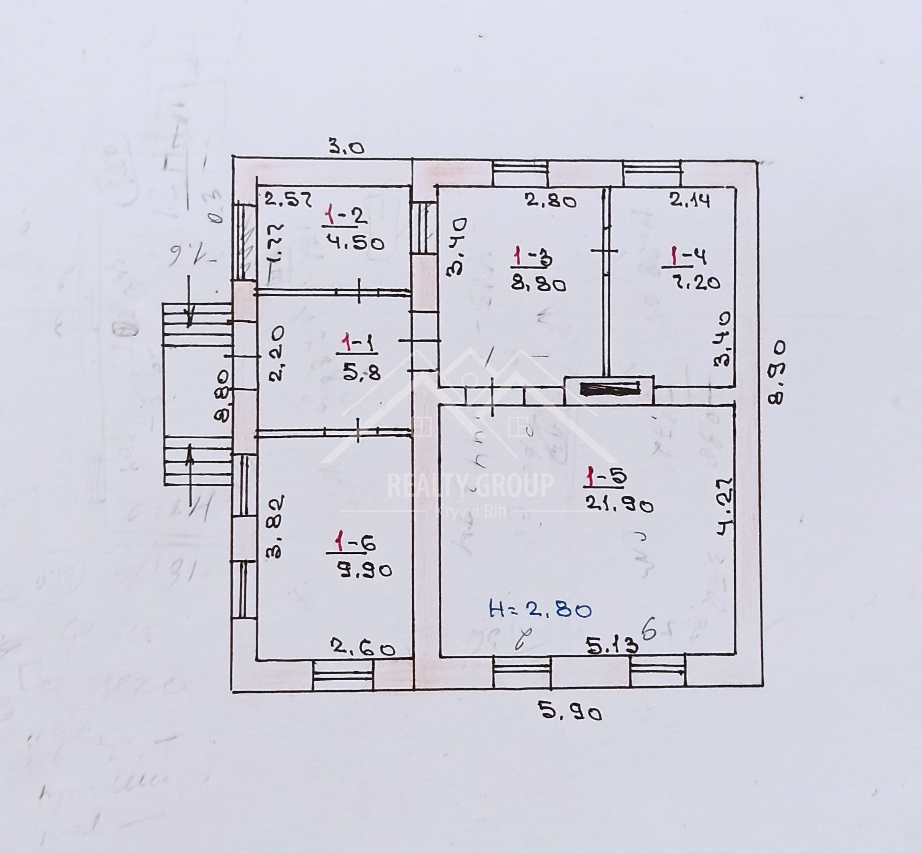 Продаж будинку 58 м², Челюскінців вул.