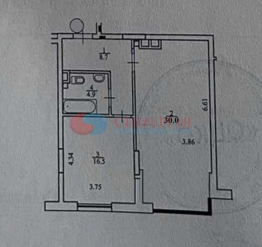 Аренда 1-комнатной квартиры 60 м², Бульварно-Кудрявская ул., 17