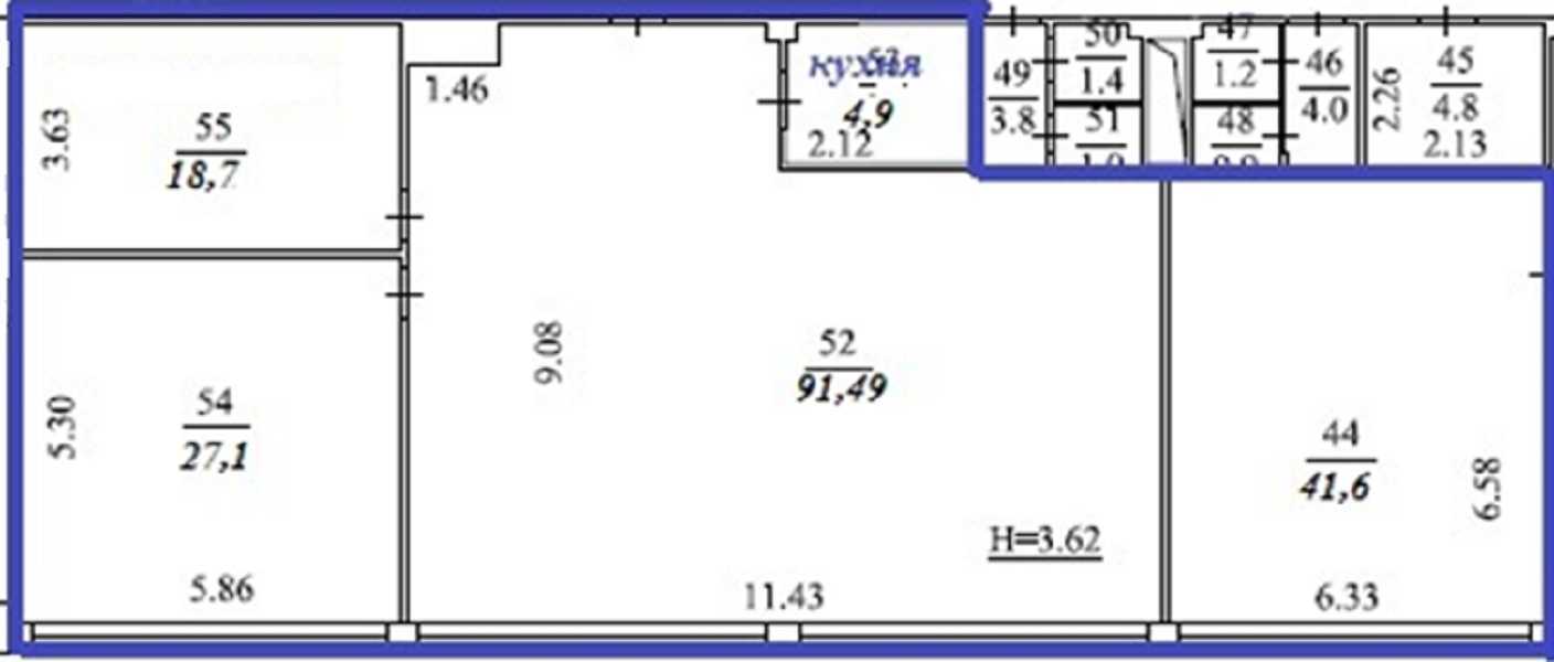 Аренда офиса 185 м², Шолуденко ул., 3