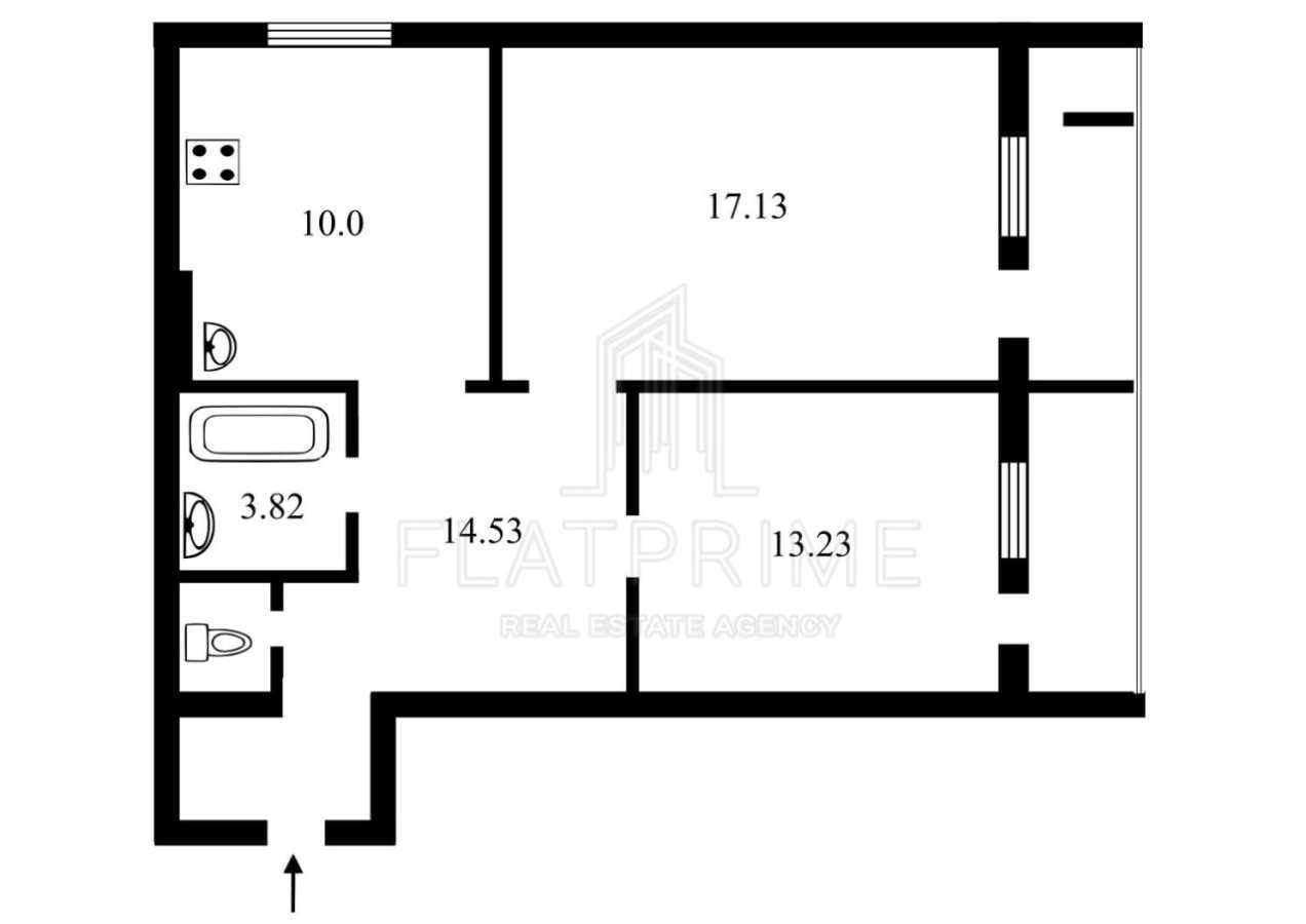 Продаж 2-кімнатної квартири 65 м², Павла Чубиньського, 8б