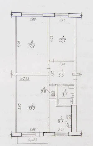 Продаж 3-кімнатної квартири 61.6 м², Івана Харитоненко вул.