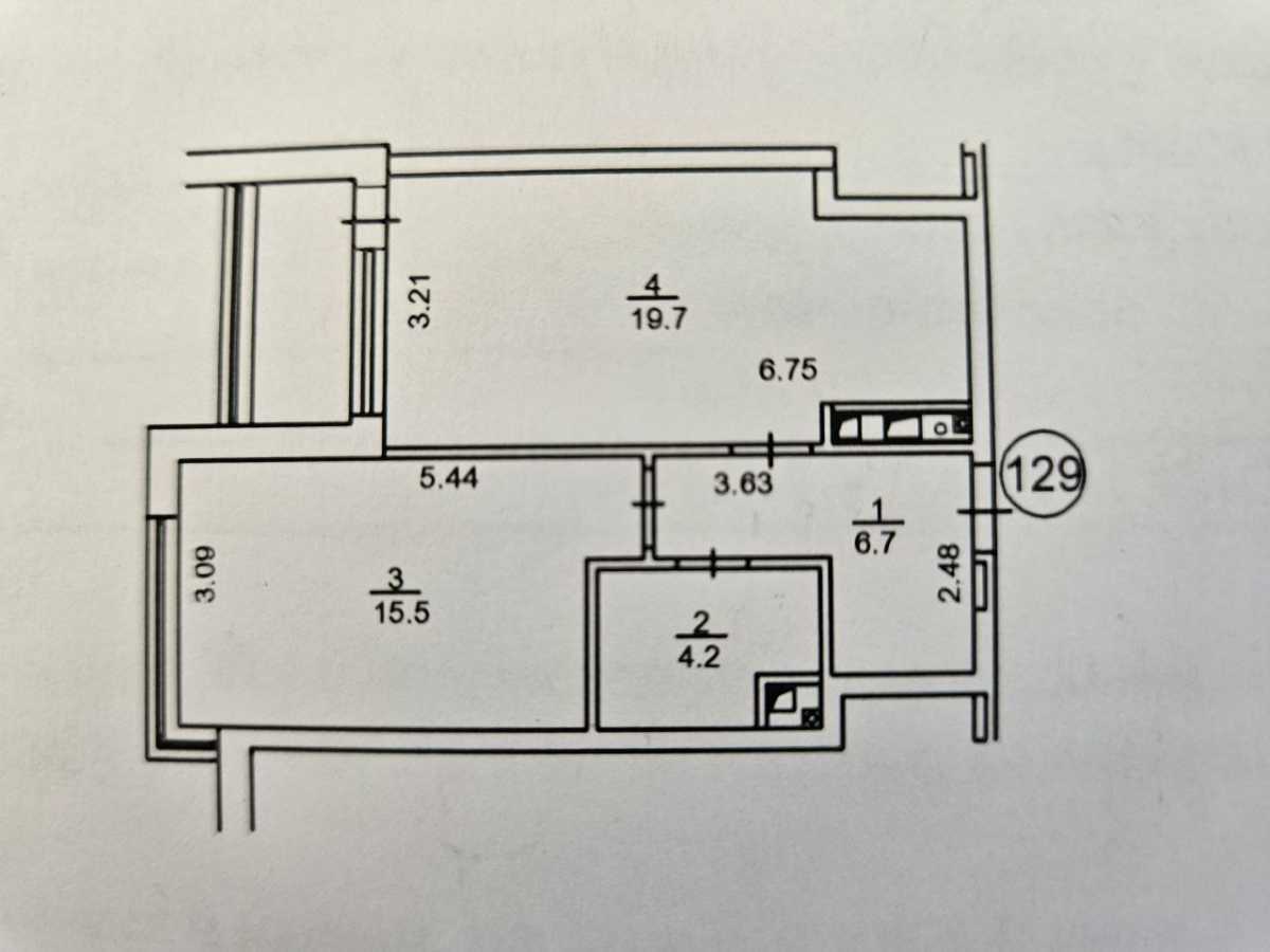 Продажа 2-комнатной квартиры 50 м², Заречная ул., 3А