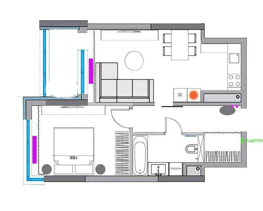 Продажа 2-комнатной квартиры 50 м², Заречная ул., 3А