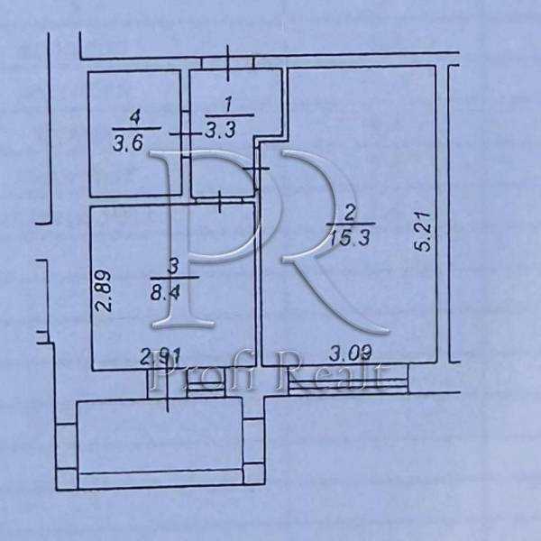 Продаж 1-кімнатної квартири 32 м², Соборна вул., 105В