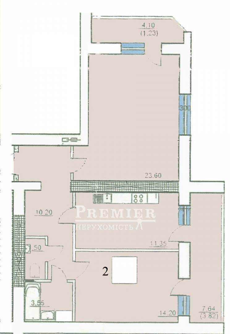 Продаж 2-кімнатної квартири 80 м², Академіка Сахарова вул.