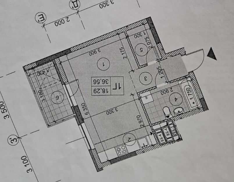 Продаж 1-кімнатної квартири 36.56 м², Перемоги просп., 65а