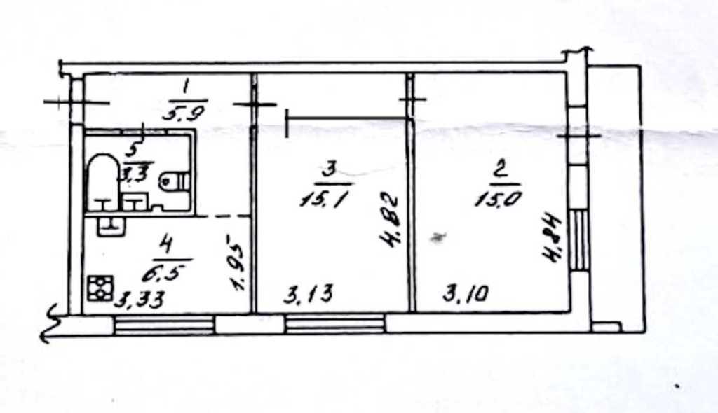 Продаж 2-кімнатної квартири 47.4 м², Гарматна вул., 32