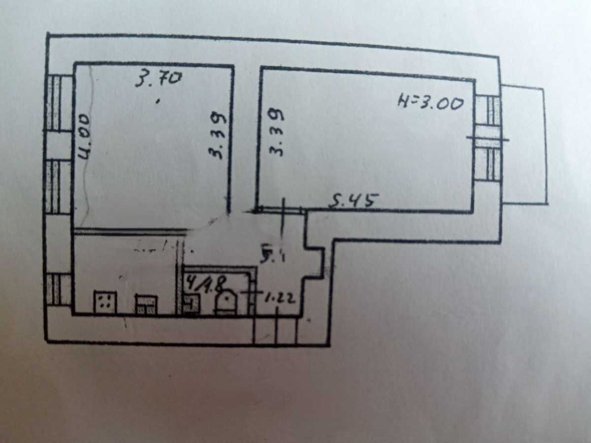 Оренда 1-кімнатної квартири 52 м², Пироговская вул., 7/9