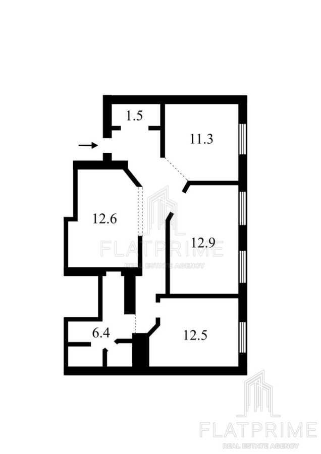 Продажа 3-комнатной квартиры 73.3 м², Победы просп., 45