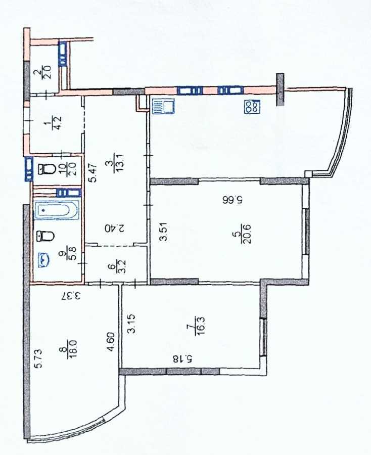 Продажа 3-комнатной квартиры 108 м², Михаила Донца ул., Драгоманова, 40ж