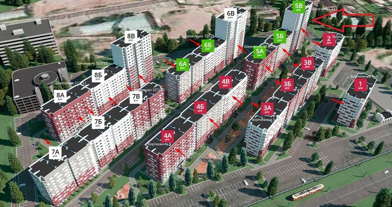 Продаж 1-кімнатної квартири 39 м²