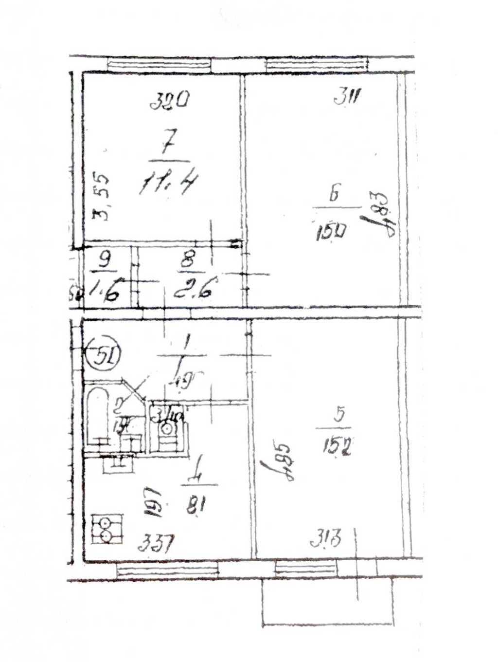 Продажа 3-комнатной квартиры 62 м², Академика Туполева ул., 22Б