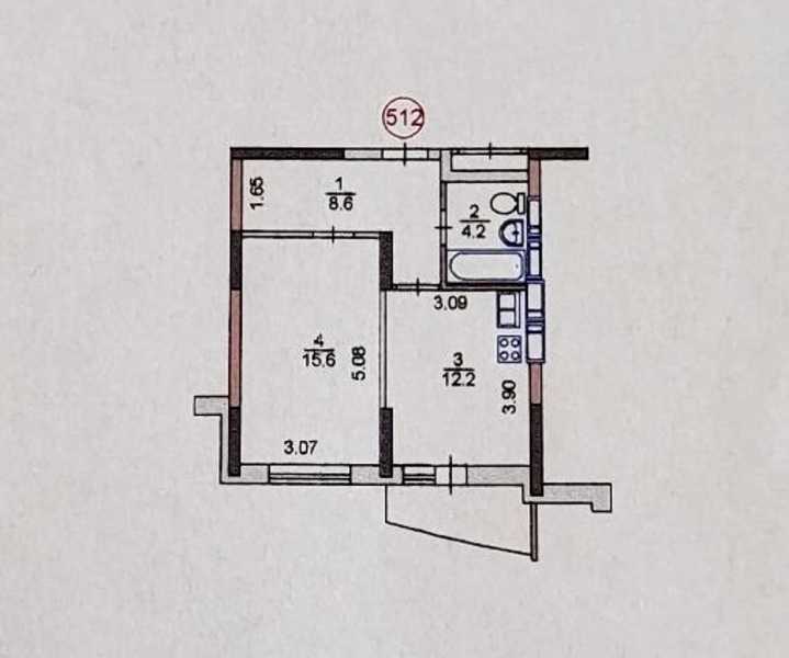 Продаж 1-кімнатної квартири 41.6 м², Кадетський Гай вул., 10