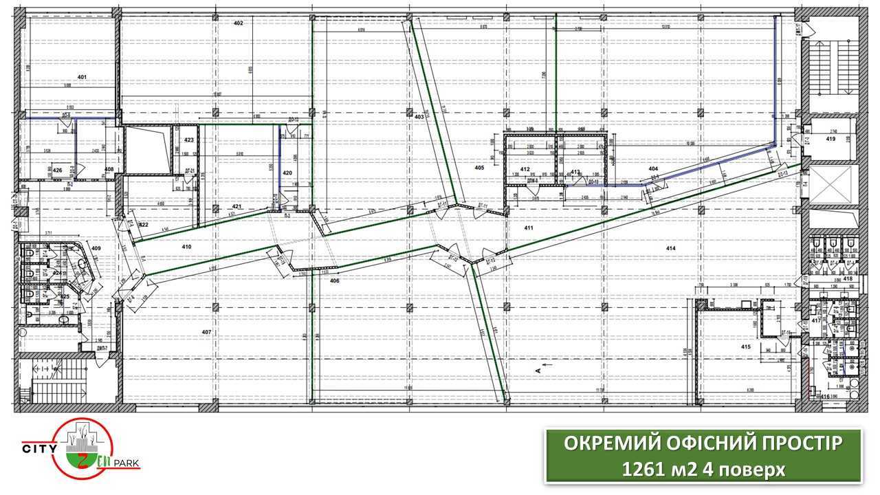 Аренда офиса 1261 м², Васильковская ул., 30д