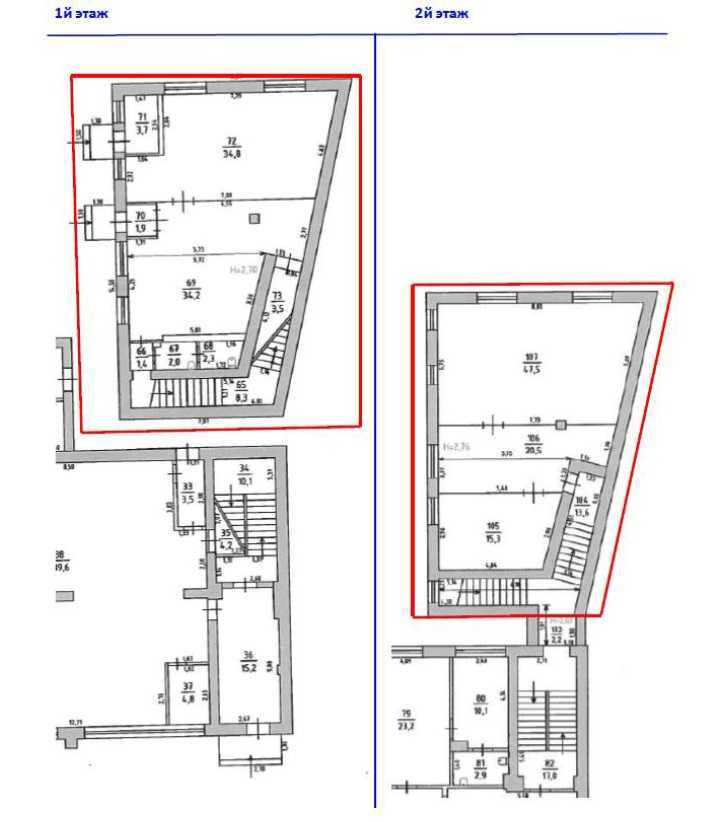 Оренда офісу 186.3 м², Університетська вул., (Гагаріна), 58