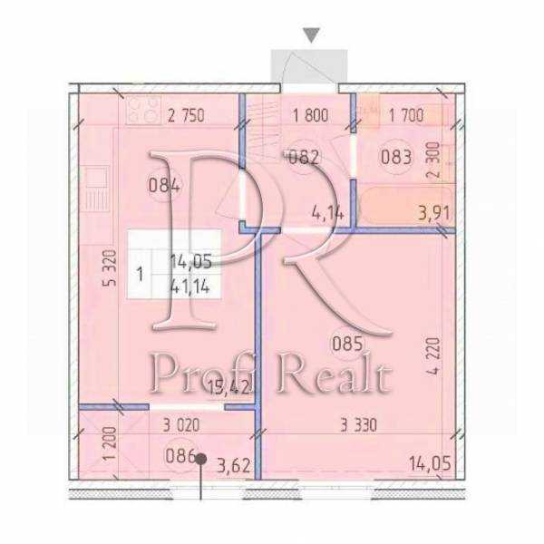 Продажа 1-комнатной квартиры 41 м², Михаила Максимовича ул., 24