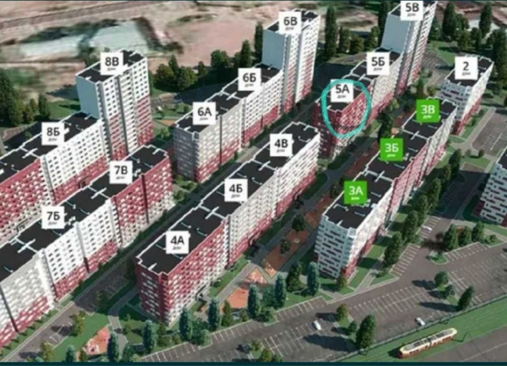 Продажа 1-комнатной квартиры 39 м²