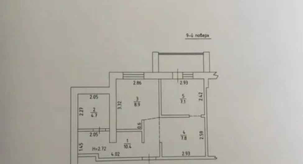 Продаж 2-кімнатної квартири 41 м²