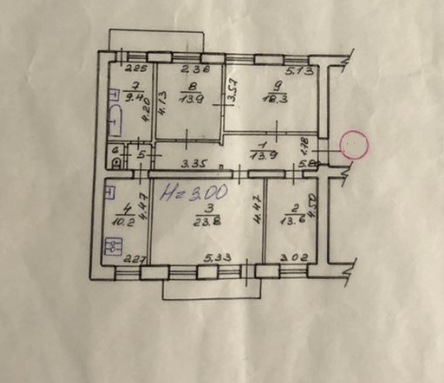 Продажа 4-комнатной квартиры 108 м²