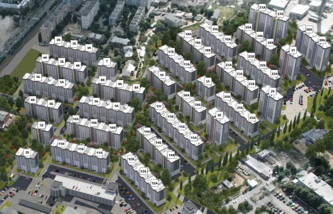 Продаж 1-кімнатної квартири 44 м²