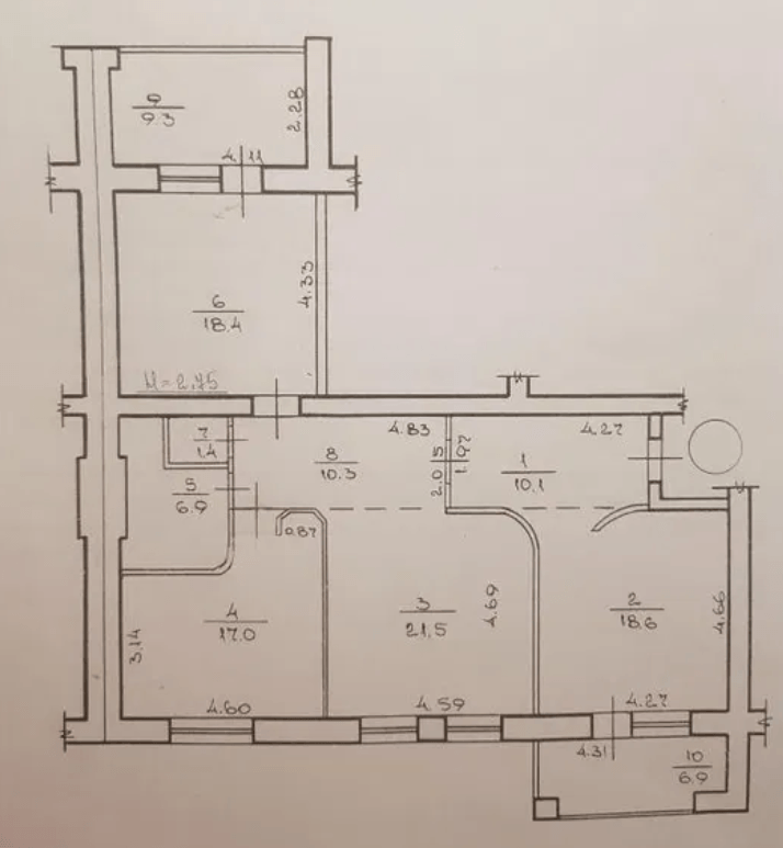 Продажа 2-комнатной квартиры 120 м²