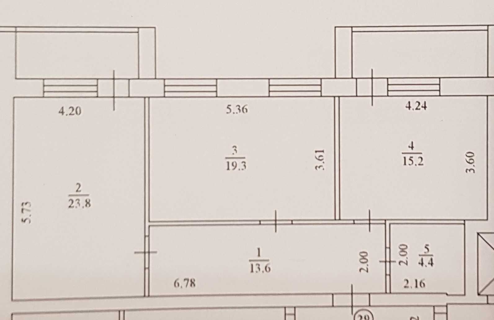 Продаж 2-кімнатної квартири 81 м²