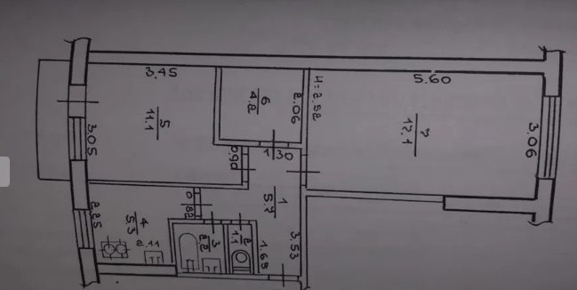 Продаж 2-кімнатної квартири 47 м²