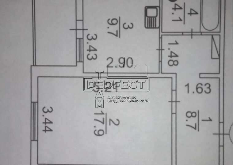 Продаж 1-кімнатної квартири 45 м², Миколи Закревського вул., 97