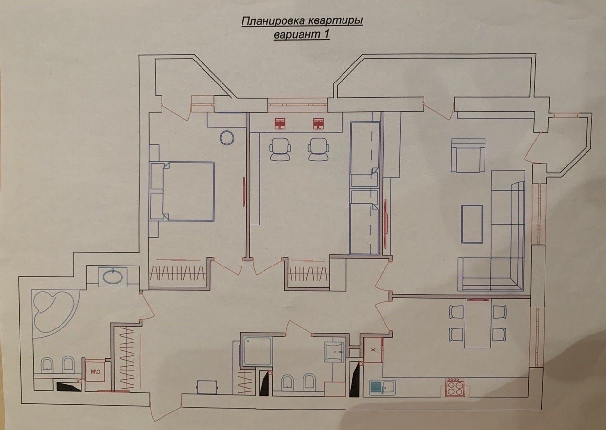 Продажа 3-комнатной квартиры 113 м²