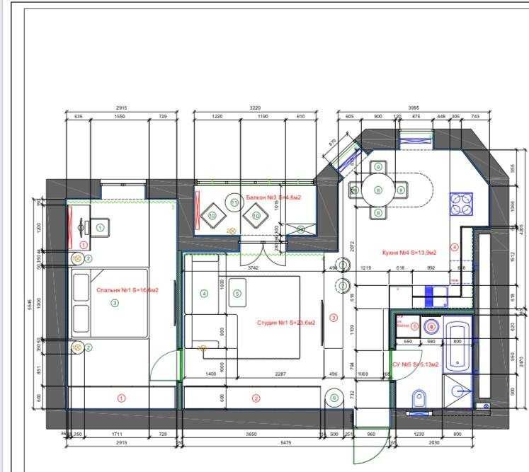 Продажа 2-комнатной квартиры 62 м²