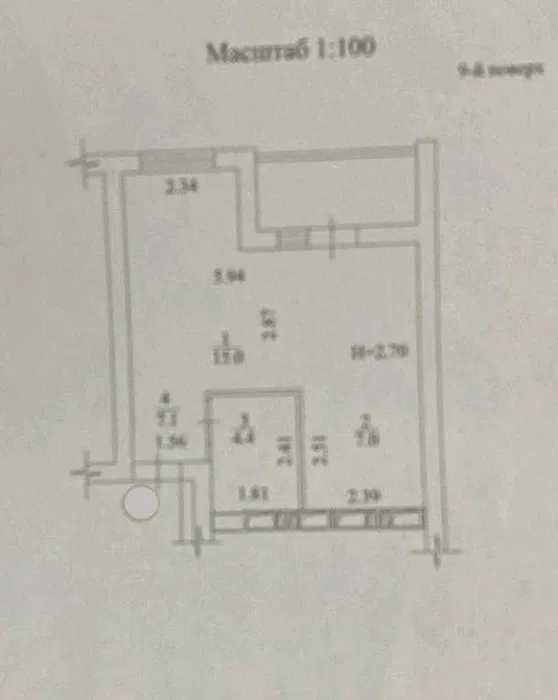 Продаж 1-кімнатної квартири 36 м²