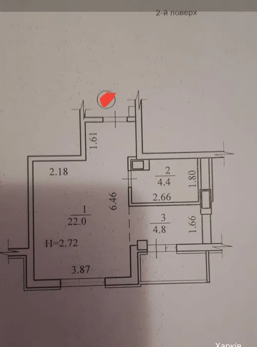 Продажа 1-комнатной квартиры 35 м²