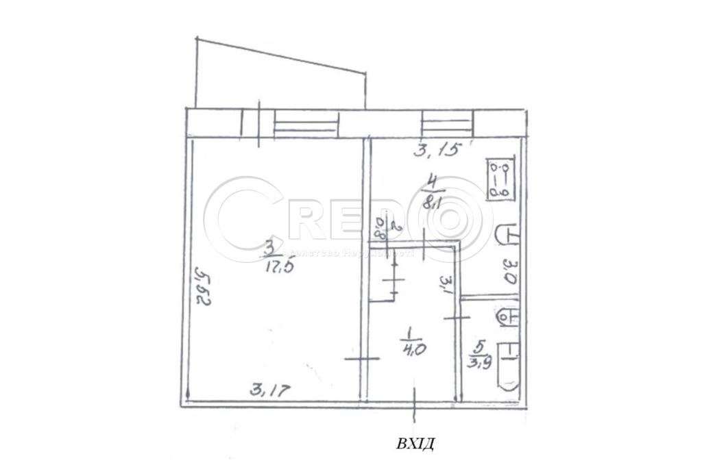 Продаж 1-кімнатної квартири 34.3 м², Вечірній бул.