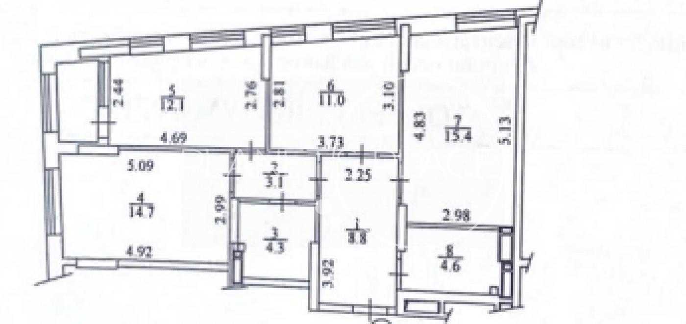 Продаж 3-кімнатної квартири 76.7 м², Столичне шосе, 1А