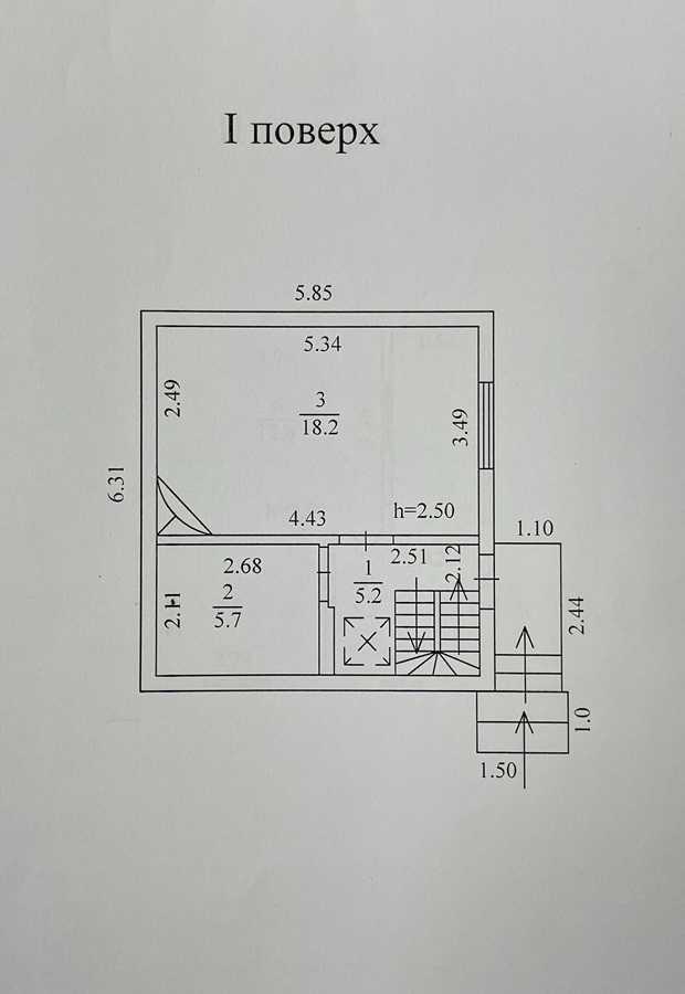 Продаж дачі 53 м², Ямбург