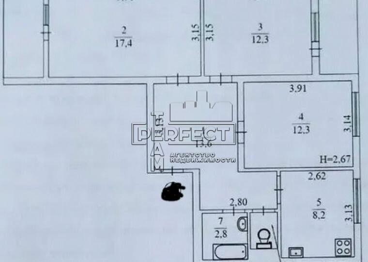 Продажа 3-комнатной квартиры 72 м², Урловская ул., 3А